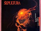 SEPULTURA . beneath the remains LP 1.Press 1989 Metallica Anthrax Kreator Slayer