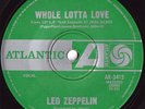 Led Zeppelin ORIG OZ 45 Whole lotta love VG+ ’69 Green Atlantic AK3412 Hard rock