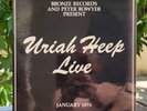 Double LP 33T - Uriah Heep Live. Fra 1973. Avec Livret 8 pages couleurs (VG+EX+)