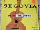 SEALED 'Chaconne' and other works by BACH / Andres Segovia, guitar