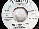 BUDDY RANDELL 45 Bite Bite Barracuda / All I Need Is You CHALLENGE surf  Jr 2604