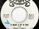 JERRY LANDIS 45 Play me a Sad Song / It Means a Lot to Them WARWICK teen  Mc 331