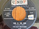 The Isley Brothers 45: This Is the End/Don't Be Jealous on Cindy C-3009