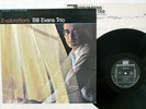 BILL EVANS TRIO EXPLORATIONS RIVERSIDE VIJ-102 JAPAN OBI VINYL LP