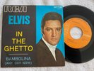 ELVIS PRESLEY ITALY 45 N 1572 BAMBOLINA IN THE GHETTO 1969 RARE