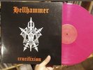 HELLHAMMER - CRUCIFIXION LP DEMO PINK VINYL RARE
