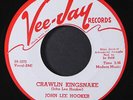 JOHN LEE HOOKER: crawlin kingsnake / hobo blues VEE-JAY 7
