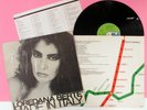 LOREDANA BERTE Made In Italy 1981 LP Inner INSERT Import ANDY WARHOL Cover a1368