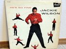 Jackie Wilson He's So Fine Vinyl LP Brunswick Records BL 54042 VG 1958 Vtg