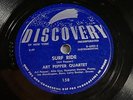 78 ART PEPPER QUARTET Surf Ride / Holiday Flight 1952 Discovery 158 VG+