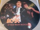 ACDC If You Want Blood picture disc vinyl,used fantastic condition