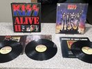 KISS Destroyer W/ Shrink & Alive II 2 Album Record LP