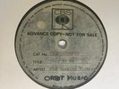 THE ROCKIN VICKERS  45 RPM TEST ACETATE SINGLE  'IT'S ALRIGHT'. (CBS)