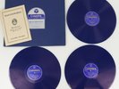 Columbia Masterworks Blue Wax Lener String Quartet Budapest  Beethoven No.4 Set