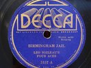 78rpm Decca 5157 Leo Soileau - Birmingham Jail E- cajun
