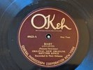 Original New Orleans Rhythm Kings Okeh 40422 Baby / I Never Knew Jazz 78 V++
