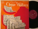 CHOPIN Twelve Waltzes ETELKA FREUND solo piano Plymouth P 12-125 mono LP
