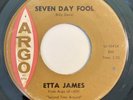 * ETTA JAMES Seven Day Fool/It's Too Soon To Know NORTHERN SOUL Argo 45 HEAR