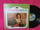 VINYL vintage COUNTRY CHRISTMAS record LORETTA LYNN frosty snow man MCA 15022