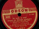 ZARAH LEANDER Ich weiß, es wird einmal ein Wunder gescheh'n; WKII-Schlager S6248