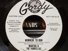 Martha & The Vandellas - Nowhere To Run/Motoring Gordy 45 VG+ MOTOWN SOUL PROMO