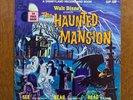 1970 The Haunted Mansion Walt Disney Disneyland Record Book LLP-339 Green Label