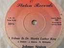 Modern Soul Synth 45 JOHNNY STATON A Tribute To Martin Luther King Jr. HEAR Rare