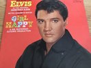 ELVIS PRESLEY Girl Happy - 1965 First Press White Top Stereo LP - BEAUTIFUL EX+