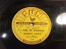 SAMMY LEWIS & WILLIE JOHNSON SUN 218 I FEEL SO WORRIED/SO LONG BABY BLUES R&B 78