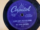 (78) LOUVIN BROTHERS   GODS WAY OF LIVING / PREACH THE GOSPEL   COUNTRY 78 {VG+}