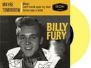 BILLY FURY- MAYBE TOMORROW 10'' EP COLOURED VINYL