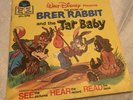 Disney Brer Rabbit and The Tar Baby 24 Page Read Along Book Record 33 1/3 RPM