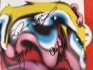 SIGNED-AMYL AND THE SNIFFERS-LP ROMER RED VINYL-COMFORT TO ME-AUTOGRAPHED SLV-MU