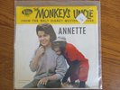 Annette - The Monkey's Uncle Disney 45 Buena Vista Records THE BEACH BOYS SURF