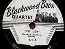 Blackwood Brothers Joy Joy / Peace Like a River 78 PLAY GRADED Fully Tested