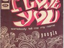PEOPLE I love you 1968 60s California 60s Psych Sunshine pop 45 French P/S