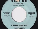 SONNY CRAVER I Wanna Thank You / I'm No Fool RARE northern soul 45 Teri De HEAR
