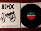 AC/DC – For Those About To Rock Atlantic – LDWA-6097 Mexico white Cover EX/EX