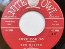 RON HOLDEN & THE THUNDERBIRDS 45--- Rare Original NW Doo Wop Soul R&B Nite Owl