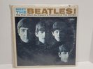 Meet THE BEATLES LP 1964 CAPITOL MONO Press T2047 Rainbow Colorband EX/NM Vinyl