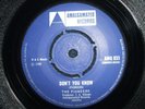 THE PIONEERS  -  DON'T YOU KNOW  (REGGAE)  45