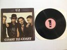 U2 Coast to Coast 1987 2xLP Live NJ/Paris/SF/London Propaganda Int. 1990 black