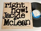 Jackie McLean LP Right Now  Blue Note MONO ORIG RVG EX-NM