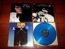 ELVIS PRESLEY( 3 ) LP lot: HE WALKS BESIDE ME / ON STAGE / MOODY BLUE vinyl VG++