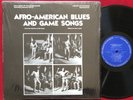AFRO-AMERICAN BLUES AND GAME SONGS LP (1976) SHRINK LIBRARY OF CONGRESS AFS L4