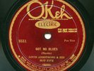 HEAR - Rare Pre-War Jazz 78 - Louis Armstrong - Got No Blues - OKeh # 8551