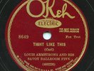 HEAR - Rare Pre-War Jazz 78 - Louis Armstrong - Tight Like This - OKeh # 8649