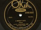 HEAR - Rare Pre-War Jazz 78 - Louis Armstrong - A Monday Date - Okeh # 8609