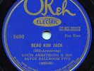 HEAR - Rare Pre-War Jazz 78 - Louis Armstrong - Beau Koo Jack - OKeh # 8680
