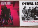 2 Pearl Jam Vinyl LP 's Ten & State Of Love And Trust Chicago 1992 Both NM Nice